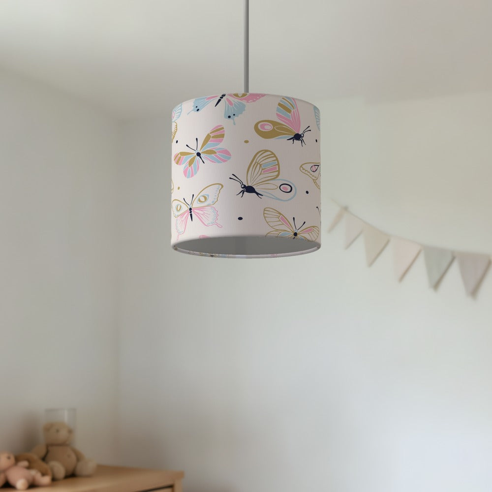 Pastel Butterfly Design lampshade