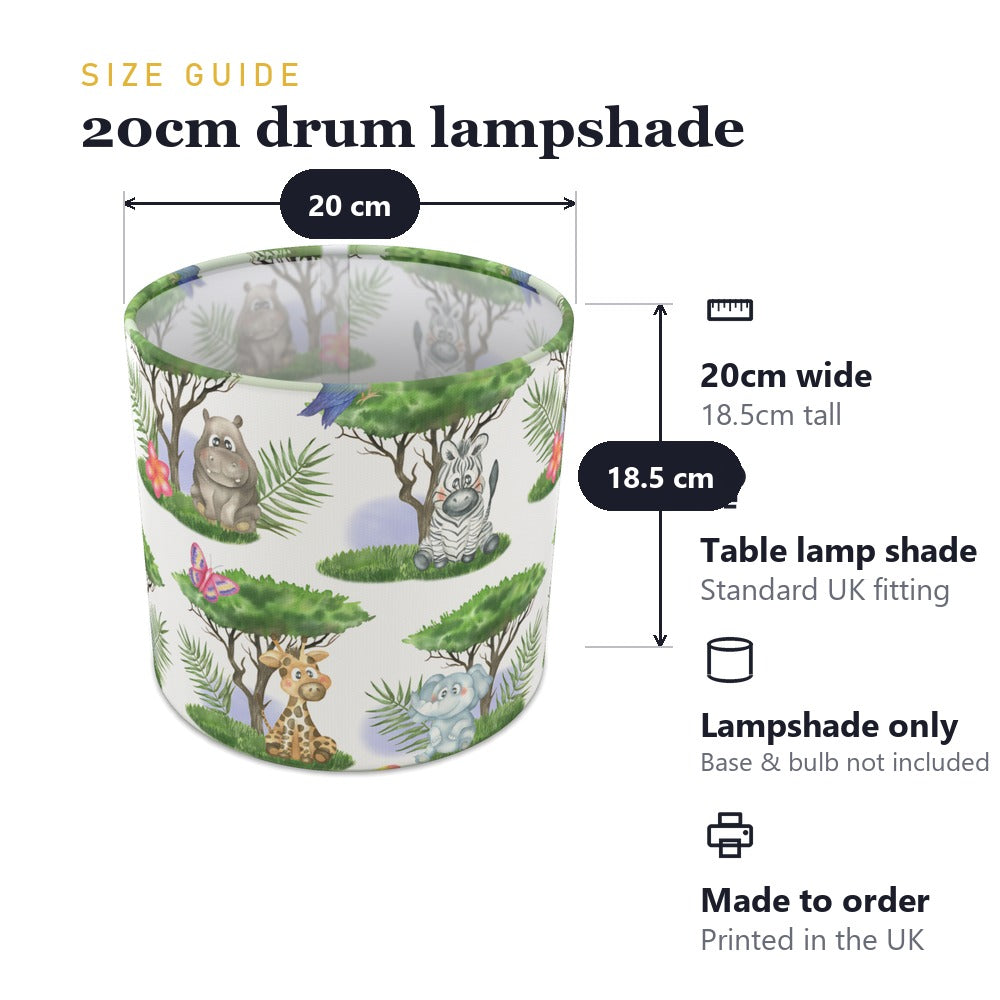 Jungle Safari Animal lampshade