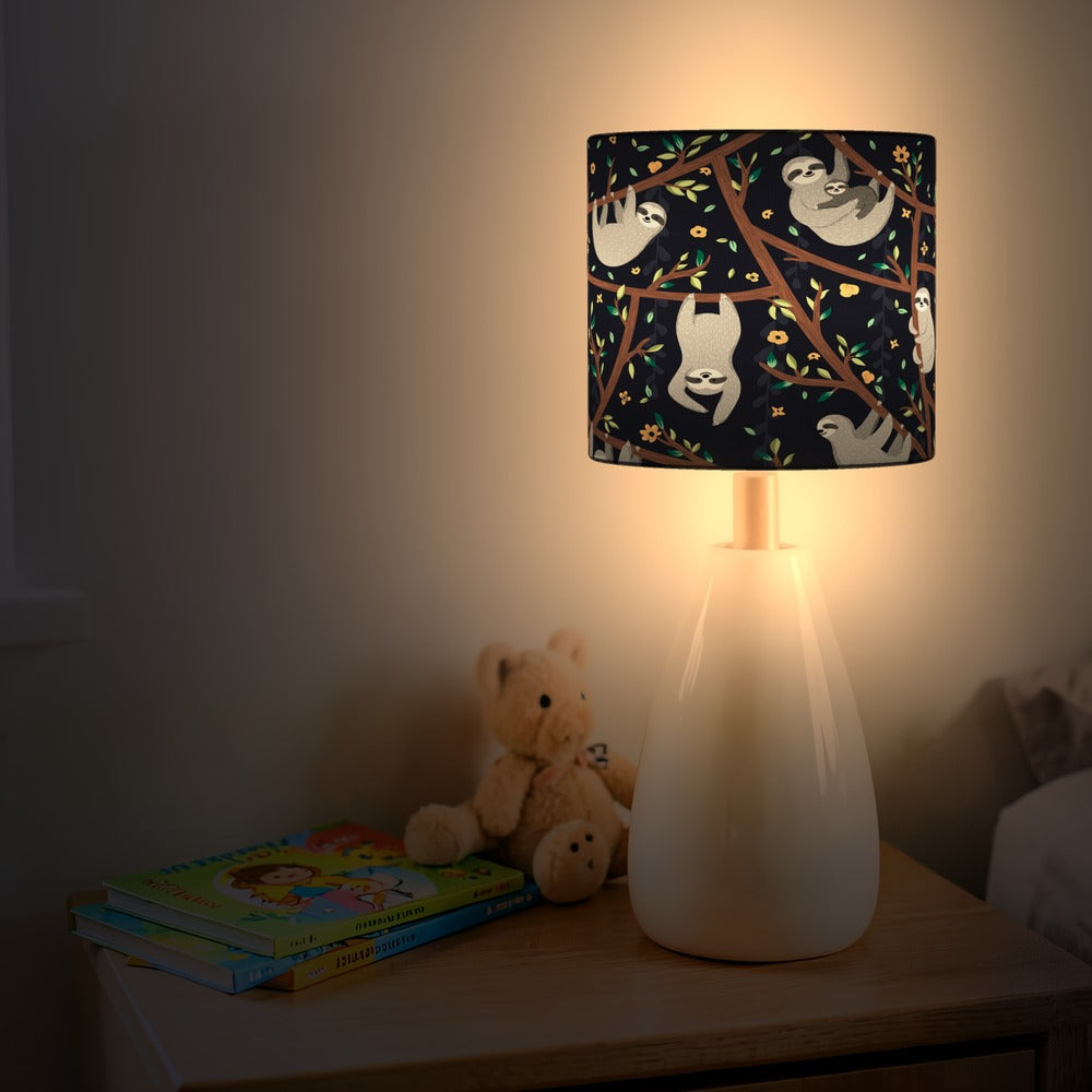 Charming Sloth Jungle lampshade