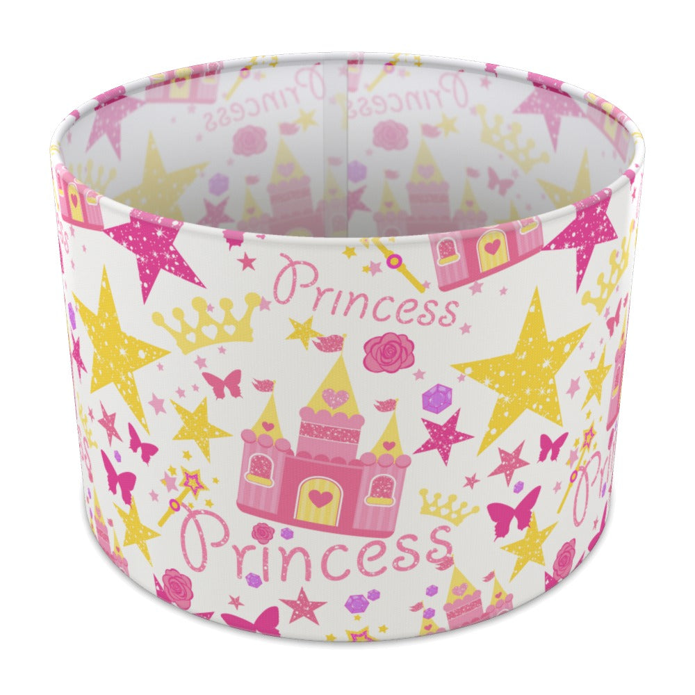 Pink Princess Castle lampshade - 30cm Table
