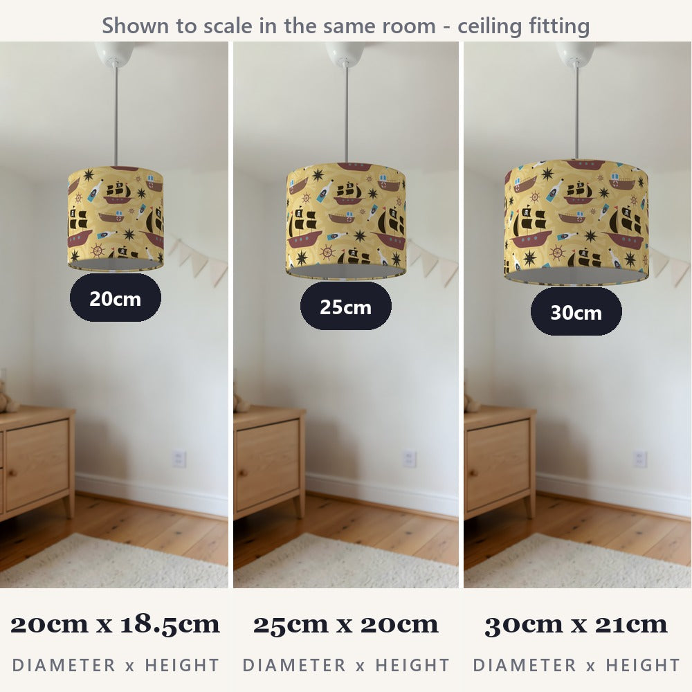 Pirate Ship Adventure lampshade