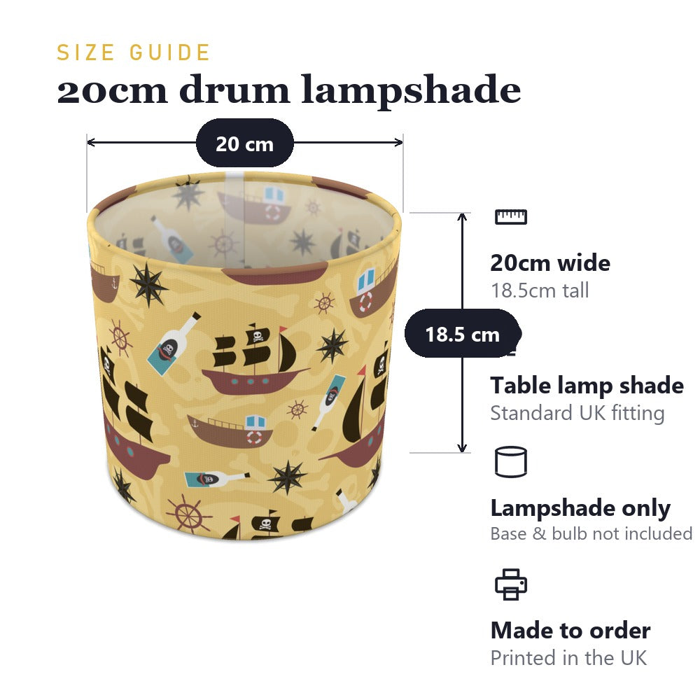 Pirate Ship Adventure lampshade