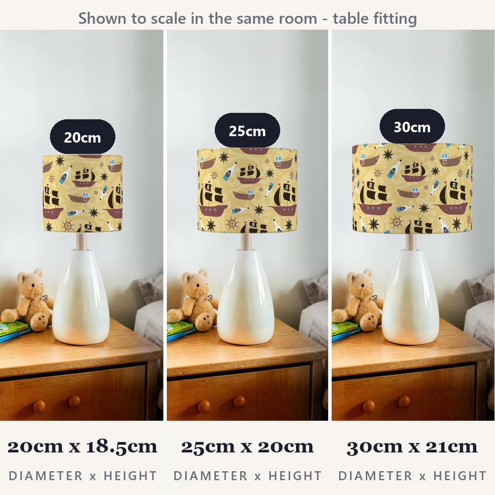 Pirate Ship Adventure lampshade