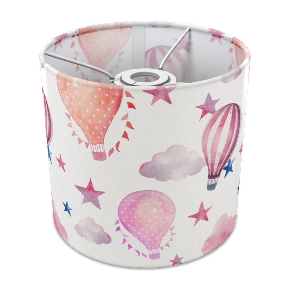 Pink Hot Air Balloon and Stars lampshade - 20cm Ceiling