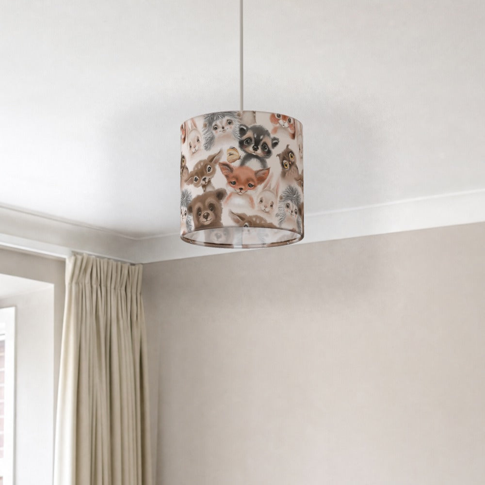 Woodland Animals lampshade