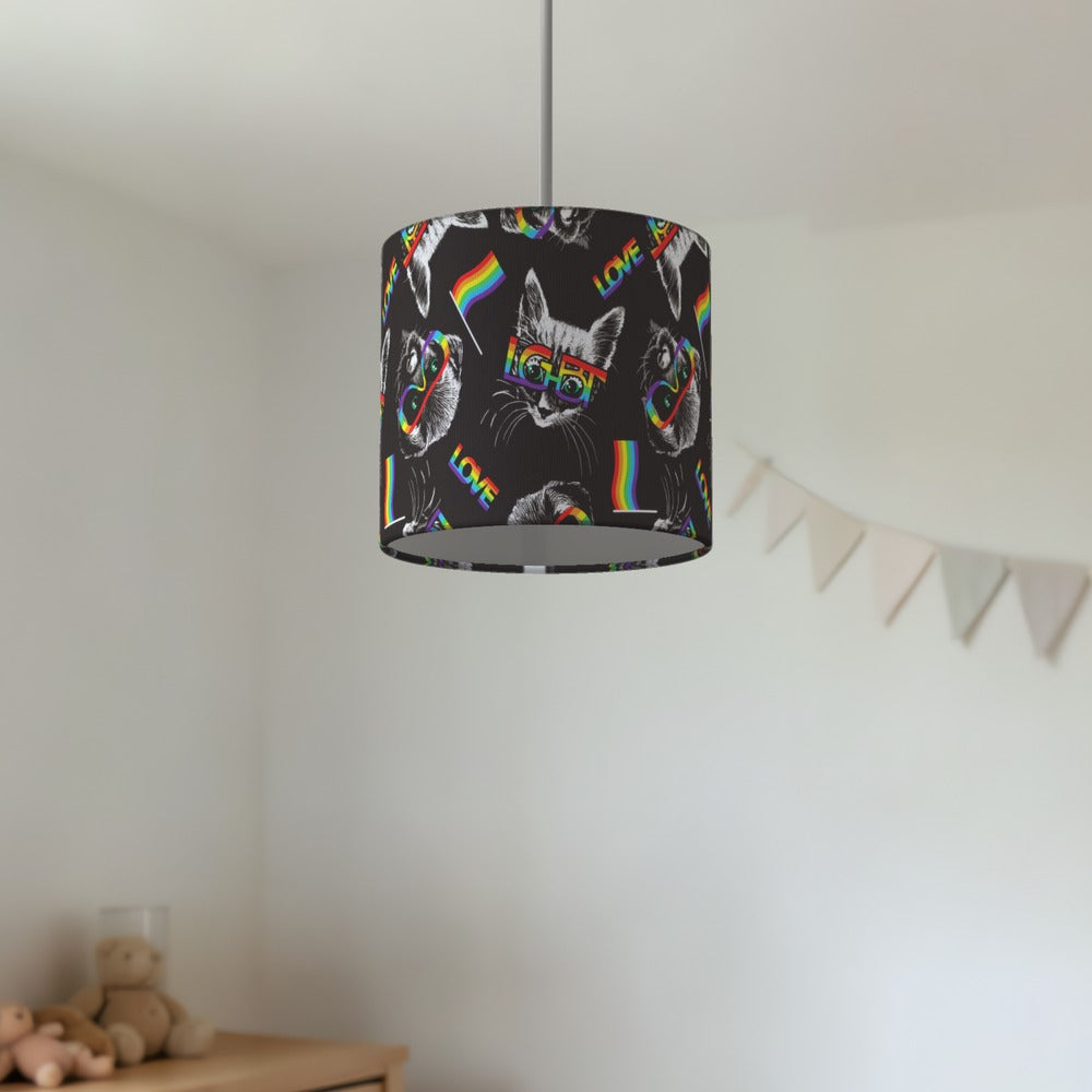 Rainbow Cat lampshade