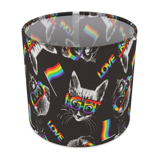 Rainbow Cat lampshade - 20cm Table
