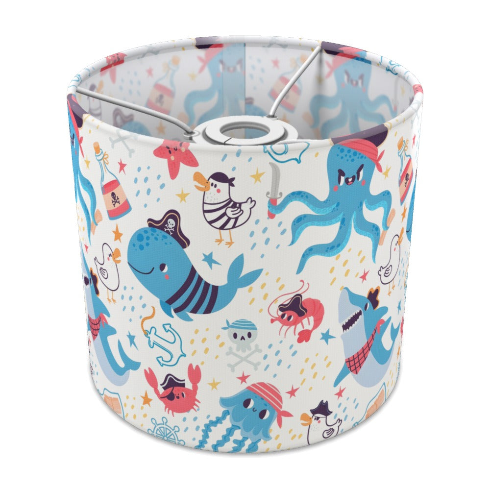 Pirate Shark and Sea Creatures lampshade - 20cm Ceiling