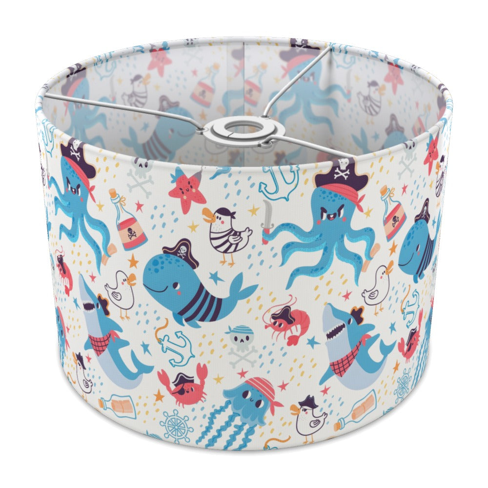 Pirate Shark and Sea Creatures lampshade - 30cm Ceiling