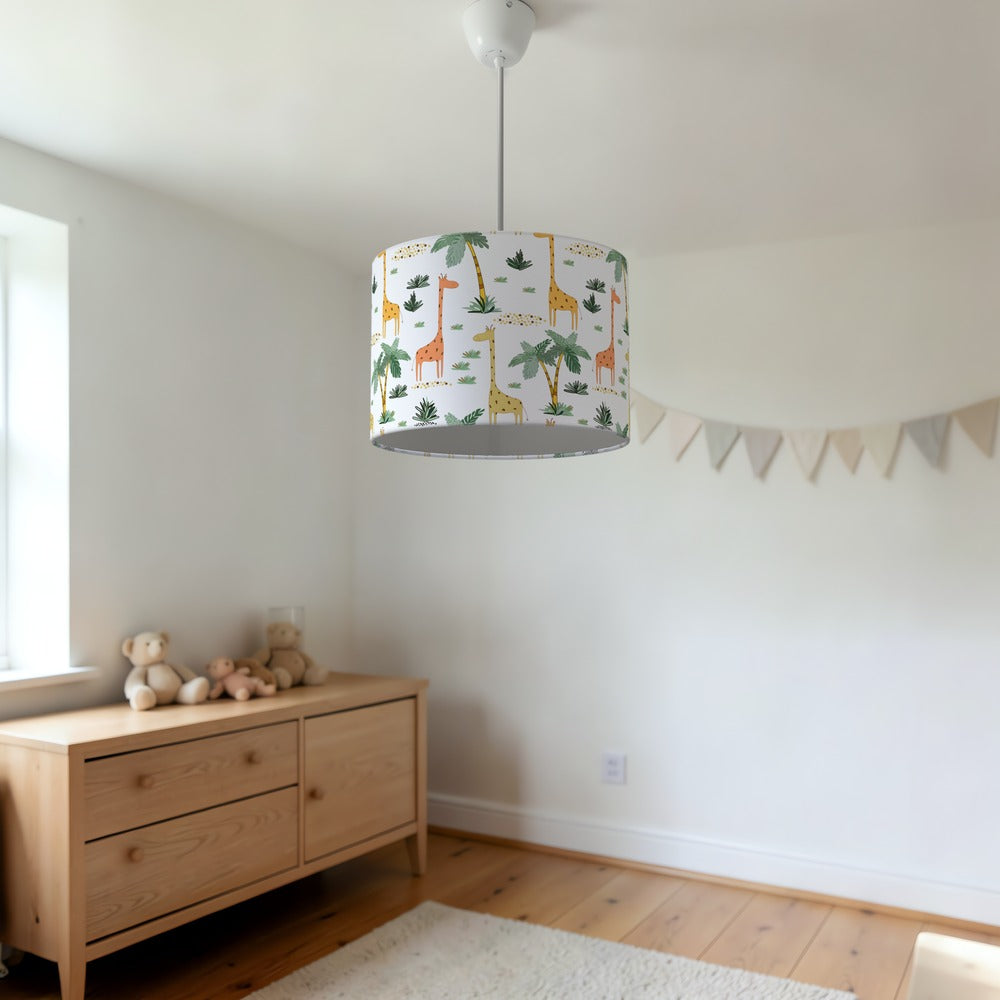 Giraffe Jungle Safari lampshade