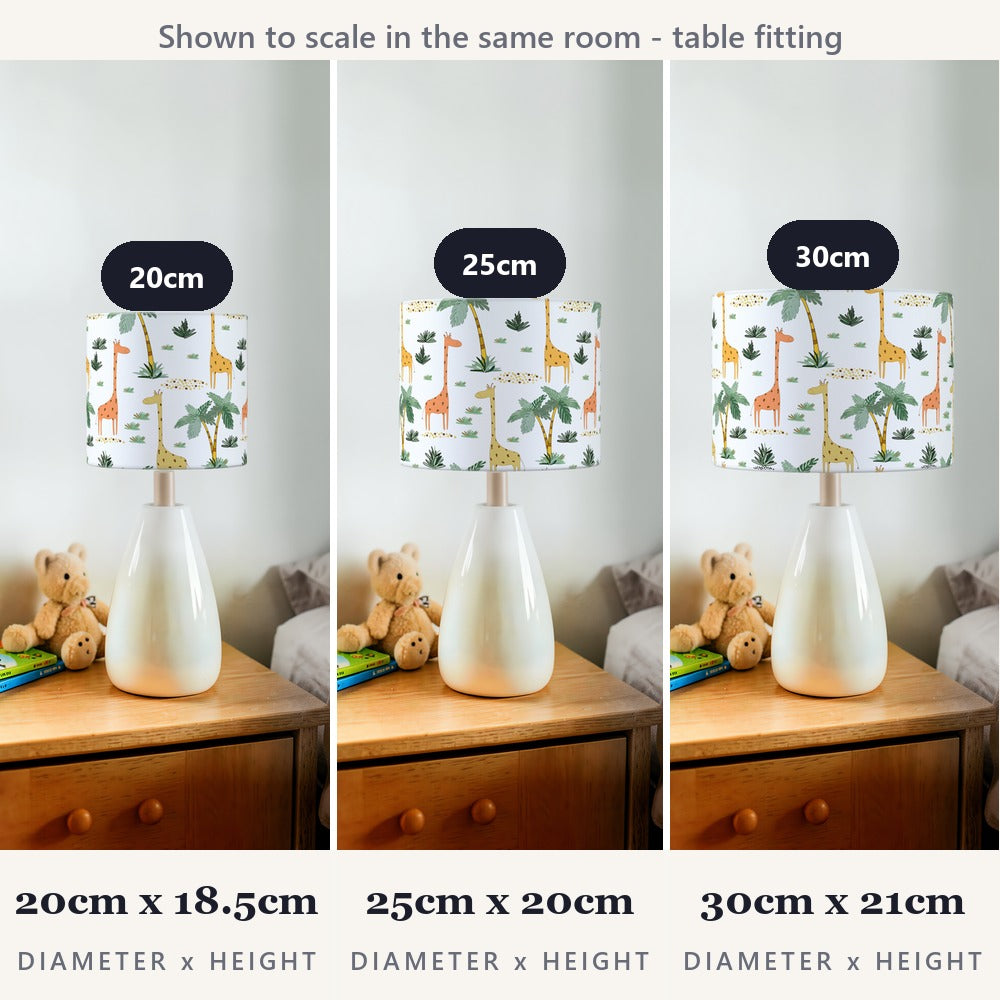 Giraffe Jungle Safari lampshade