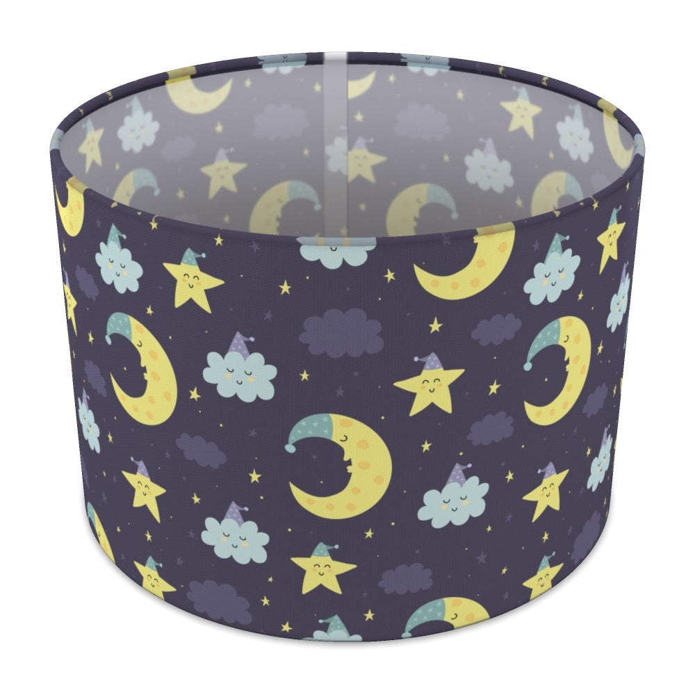 Blue Stars and Moon lampshade - 30cm Table