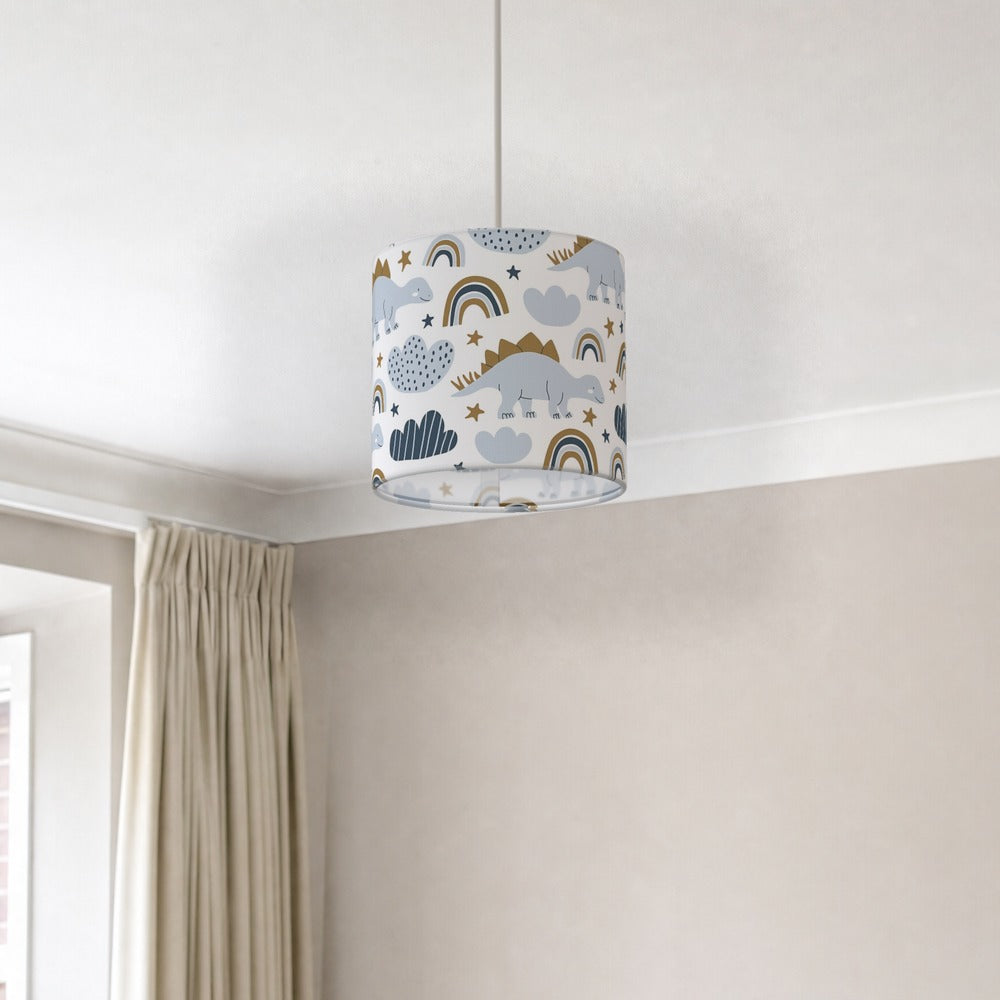 Dino Rainbow Pattern lampshade