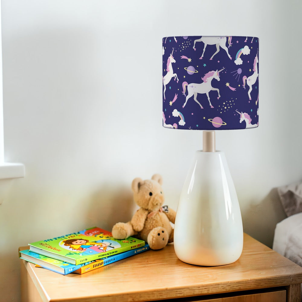 Magical Unicorn and Stars lampshade