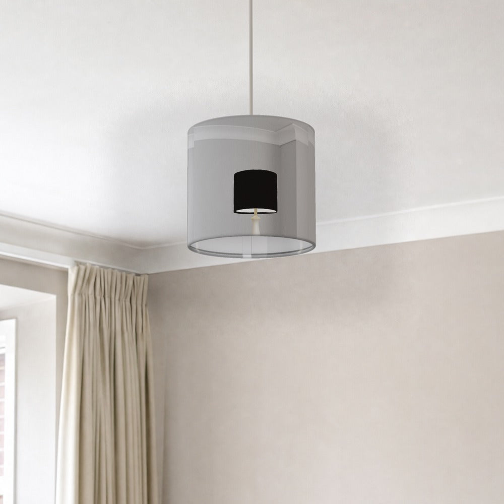 Textured Brown Fabric Pattern lampshade