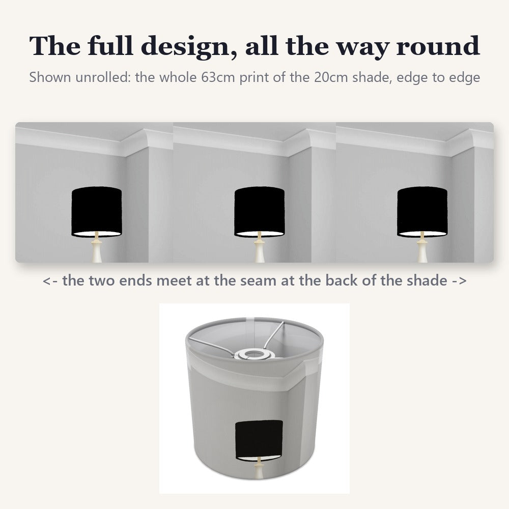 Textured Brown Fabric Pattern lampshade