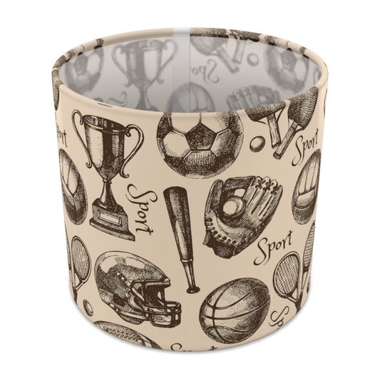Vintage Sports Theme lampshade - 20cm Table