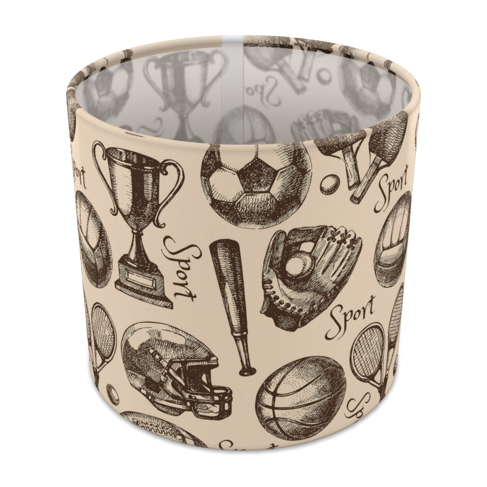 Vintage Sports Theme lampshade - 20cm Table