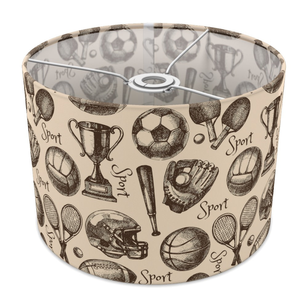 Vintage Sports Theme lampshade - 30cm Ceiling