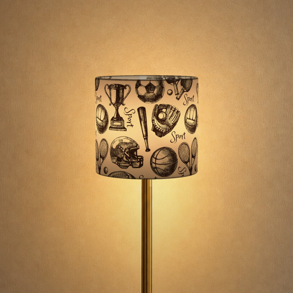 Vintage Sports Theme lampshade