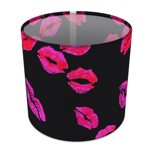 Bold Red Lips Pattern lampshade - 20cm Table