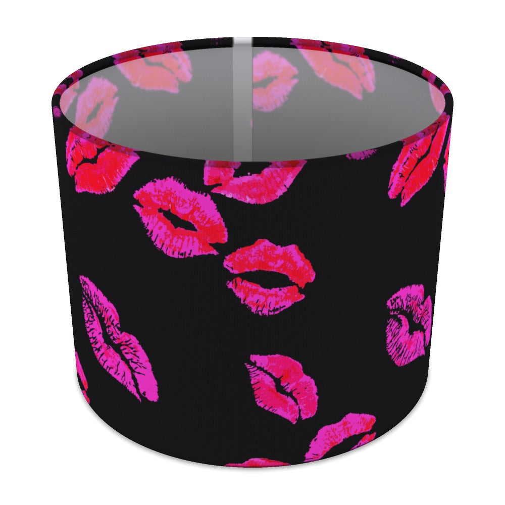 Bold Red Lips Pattern lampshade - 25cm Table