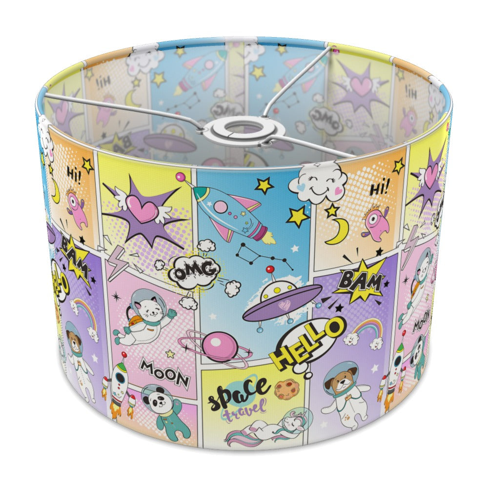 Cartoon Space Adventure lampshade - 30cm Ceiling