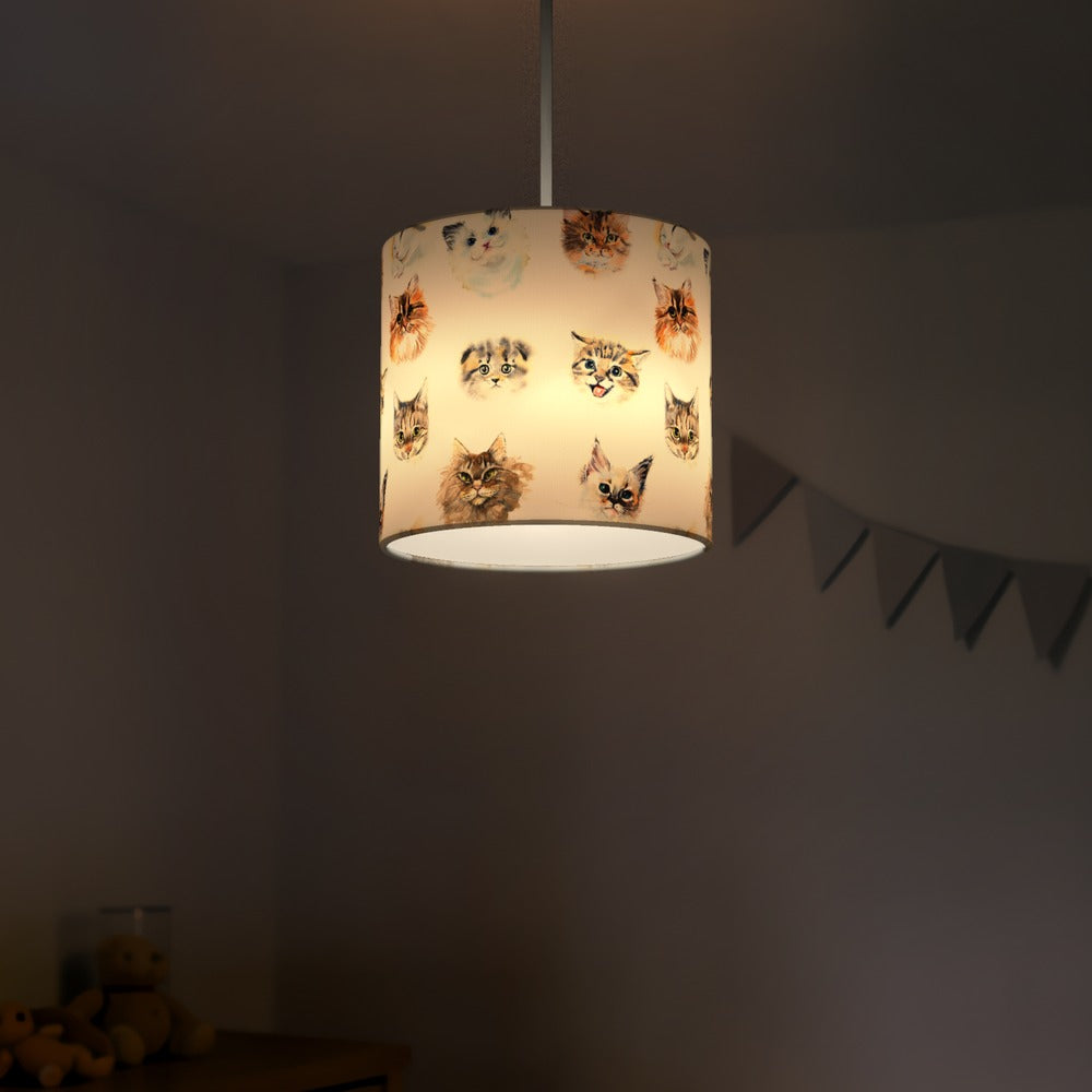 Cute Kitten Faces lampshade