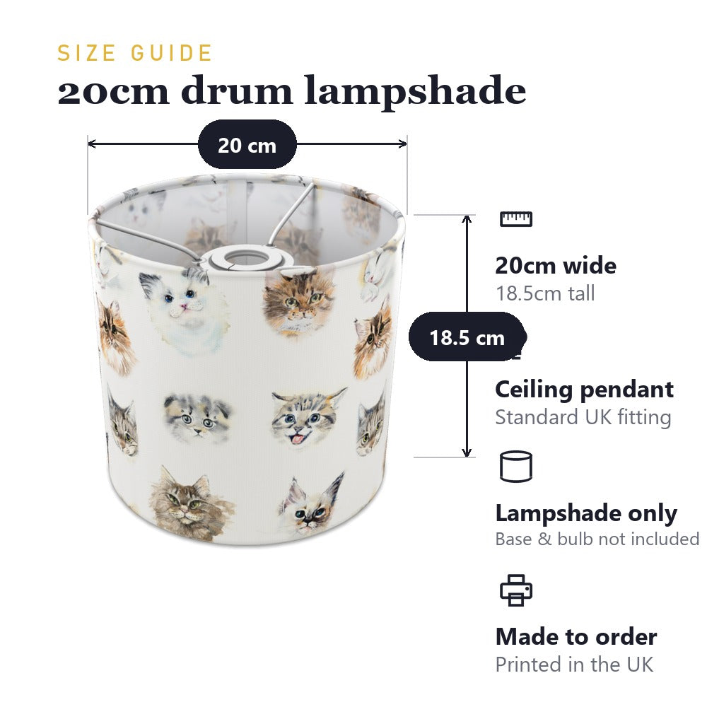 Cute Kitten Faces lampshade