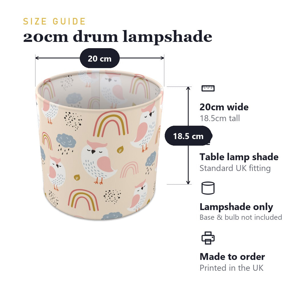 Owl lampshade