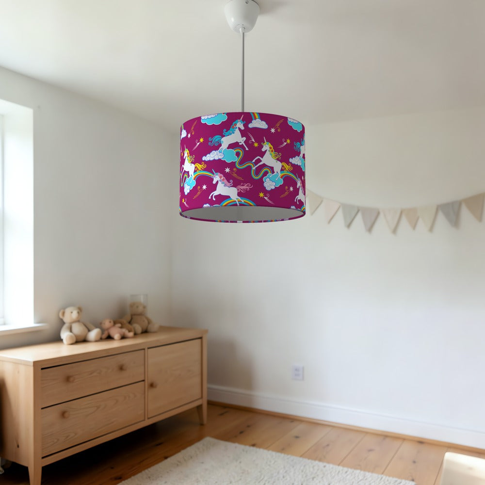 Magical Unicorn Dreamscape lampshade