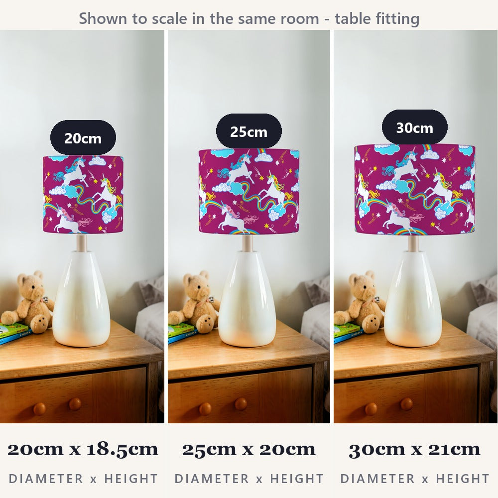 Magical Unicorn Dreamscape lampshade
