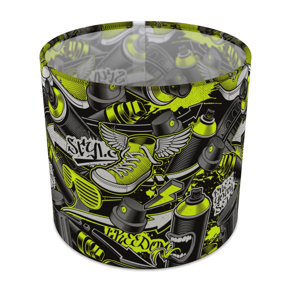 Urban Graffiti Spray lampshade - 20cm Table