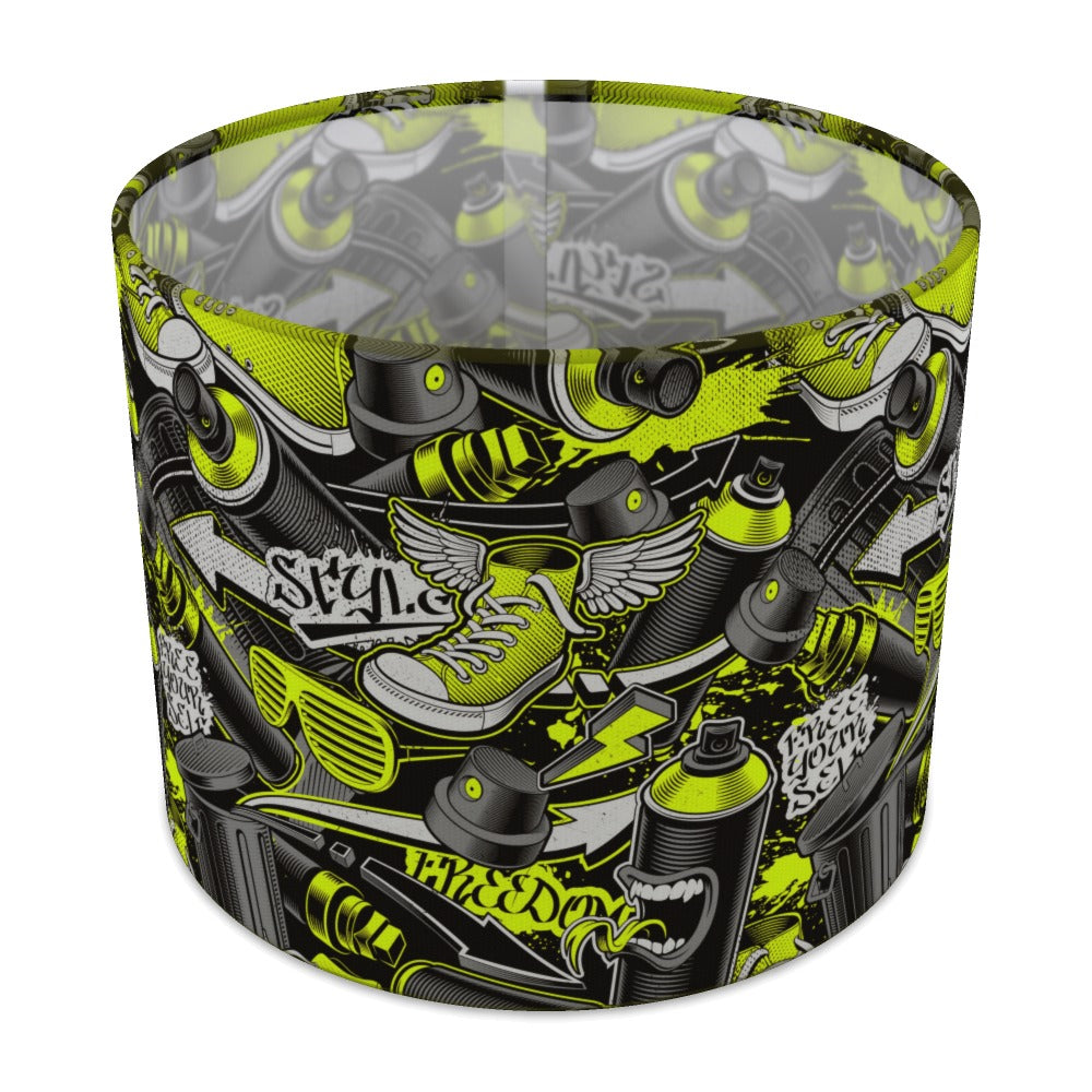 Urban Graffiti Spray lampshade - 25cm Table