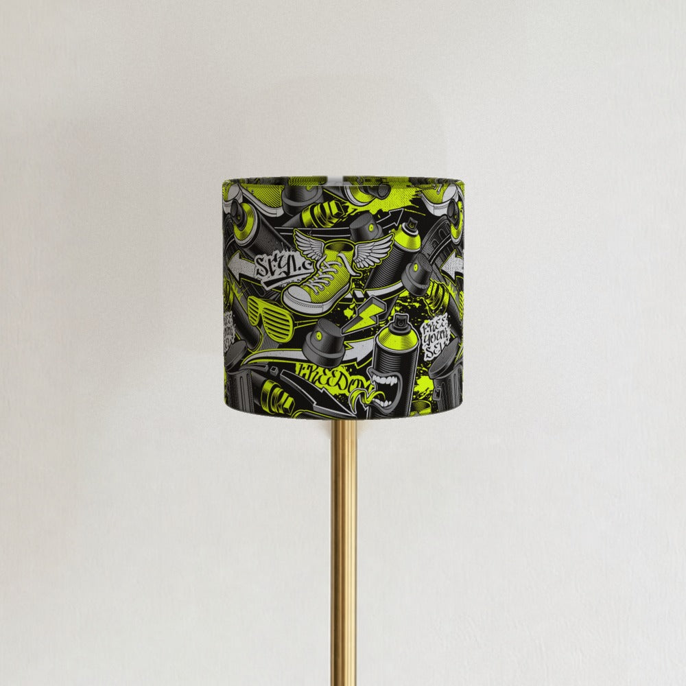 Urban Graffiti Spray lampshade