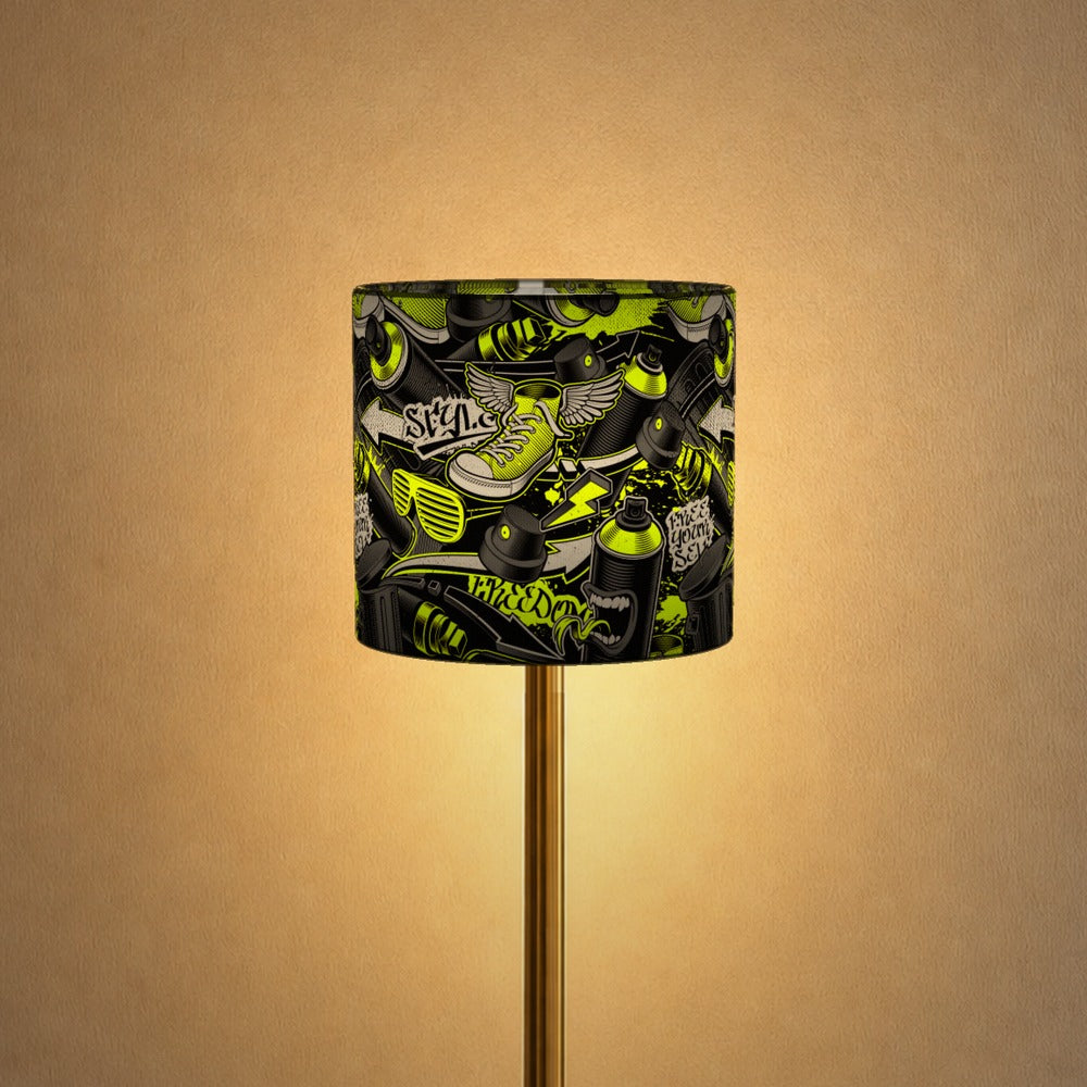 Urban Graffiti Spray lampshade