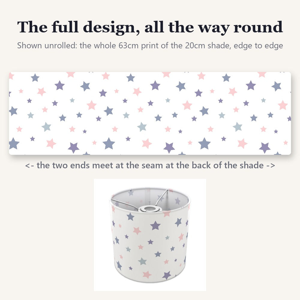 Pastel Starry Sky lampshade