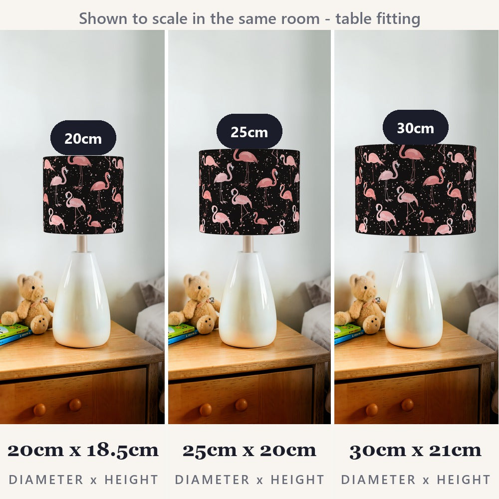 Pink Flamingo Pattern lampshade