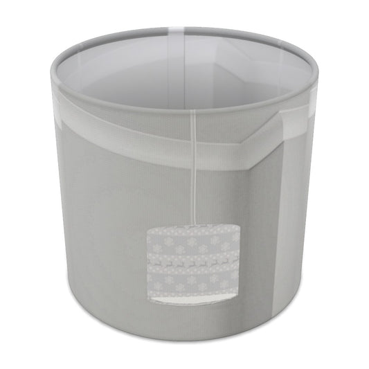 Grey Snowflake Reindeer Christmas lampshade - 20cm Table