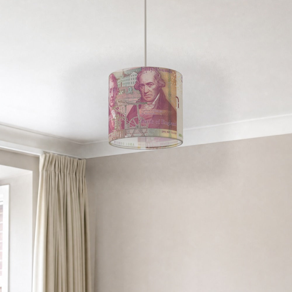 Money lampshade