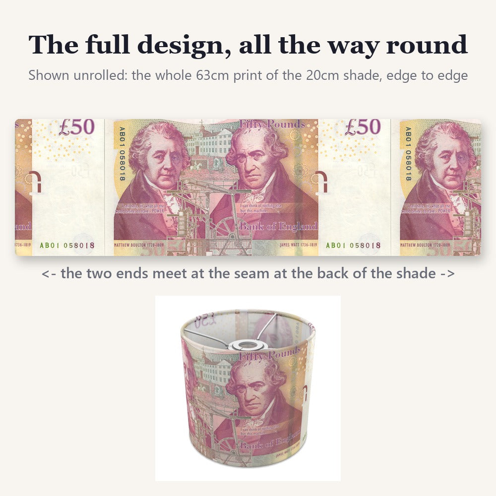 Money lampshade