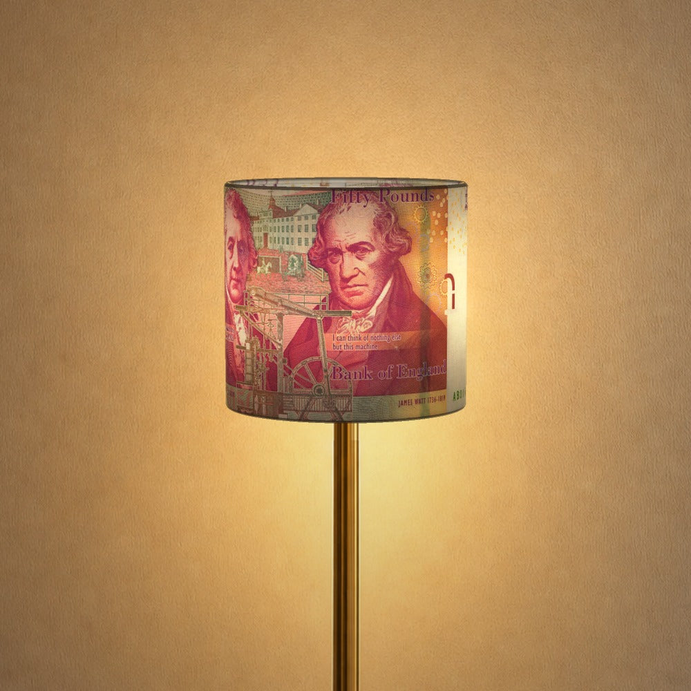 Money lampshade