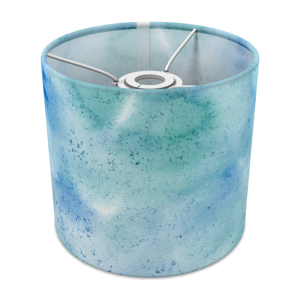 Blue Green Watercolor Pattern lampshade - 20cm Ceiling