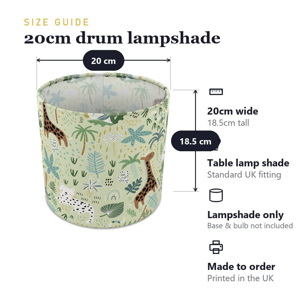 Jungle Safari Animal lampshade
