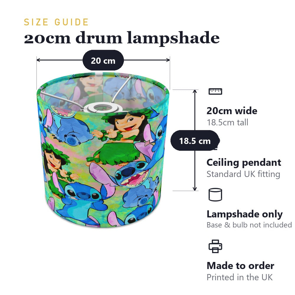 Colorful Animated Figure lampshade