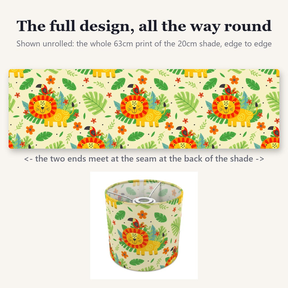 Jungle Safari Animal lampshade