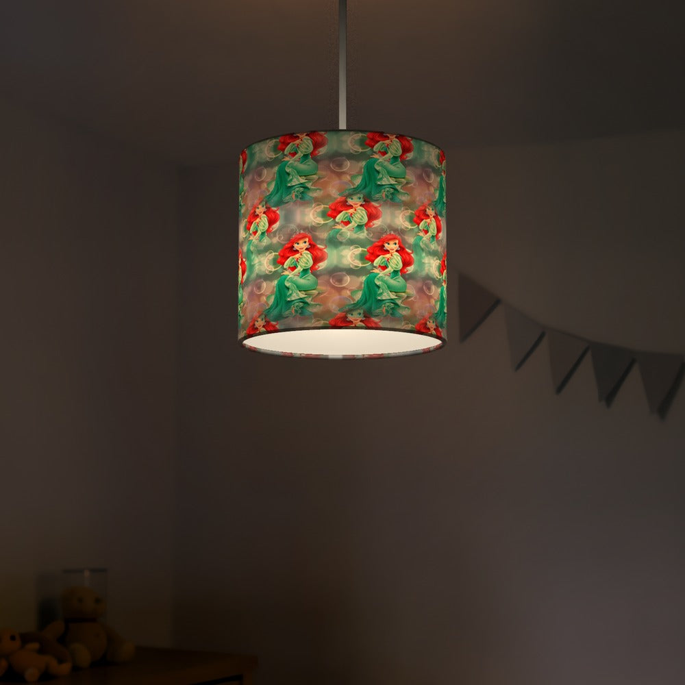 Little Mermaid Aqua Theme lampshade