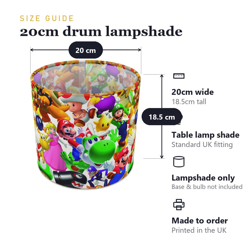 Colorful Animated Figure lampshade