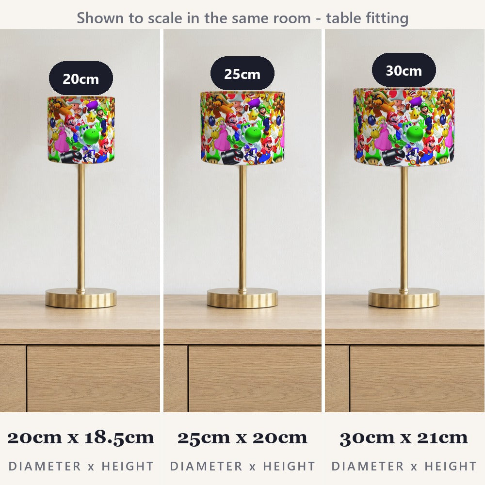Colorful Animated Figure lampshade