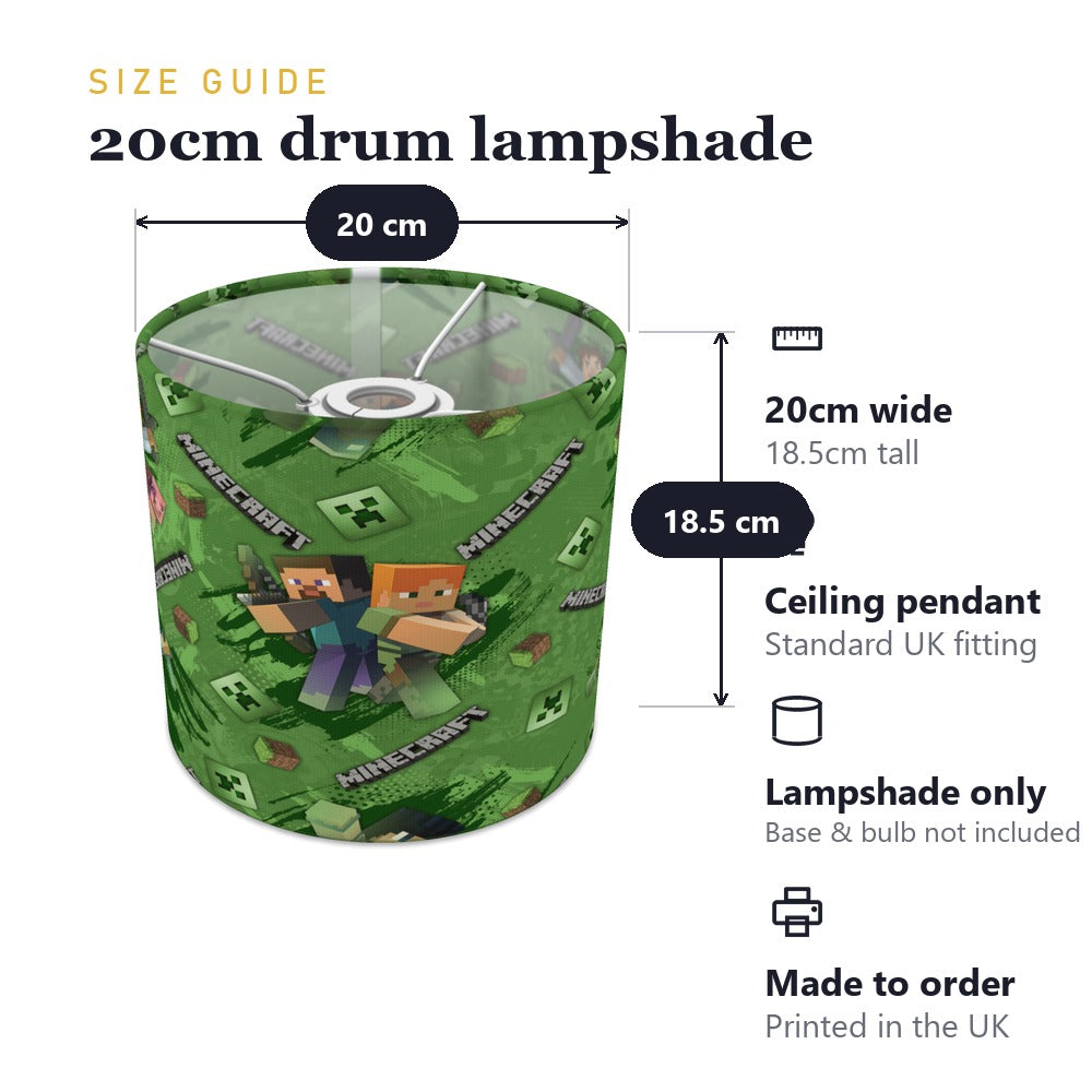Pixels Mining Game lampshade